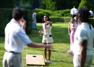 The scene at the Louis Vuitton Hamptons Garden Party/
