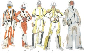 Missy Elliott’s tour costumes by June Ambrose.
