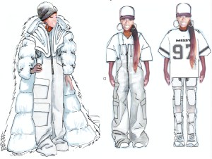 Missy Elliott’s tour costumes by June Ambrose.