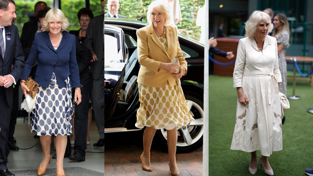 Queen Camilla attends Wimbledon in 2011, 2014 and 2024.