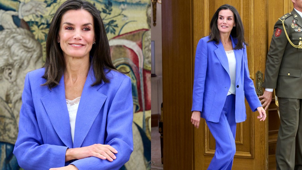 MADRID, SPAIN - JULY 17: Queen Letizia of Spain attends several audiences at the Zarzuela Palace on July 17, 2024 in Madrid, Spain. (Photo by Carlos Alvarez/Getty Images)