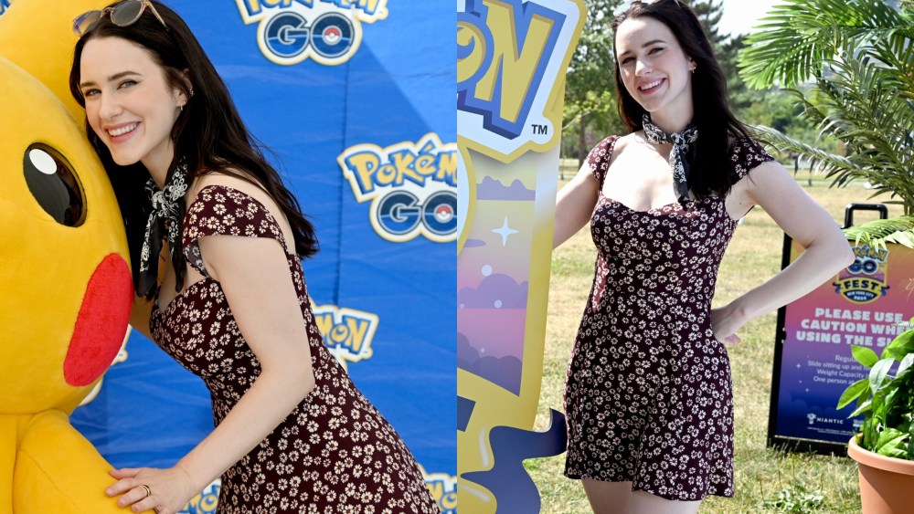 NEW YORK, NEW YORK - JULY 06: Rachel Brosnahan attends Pokémon GO Fest 2024: New York City at Randall’s Island Park on July 06, 2024 in New York City. (Photo by Dave Kotinsky/Getty Images for Niantic)