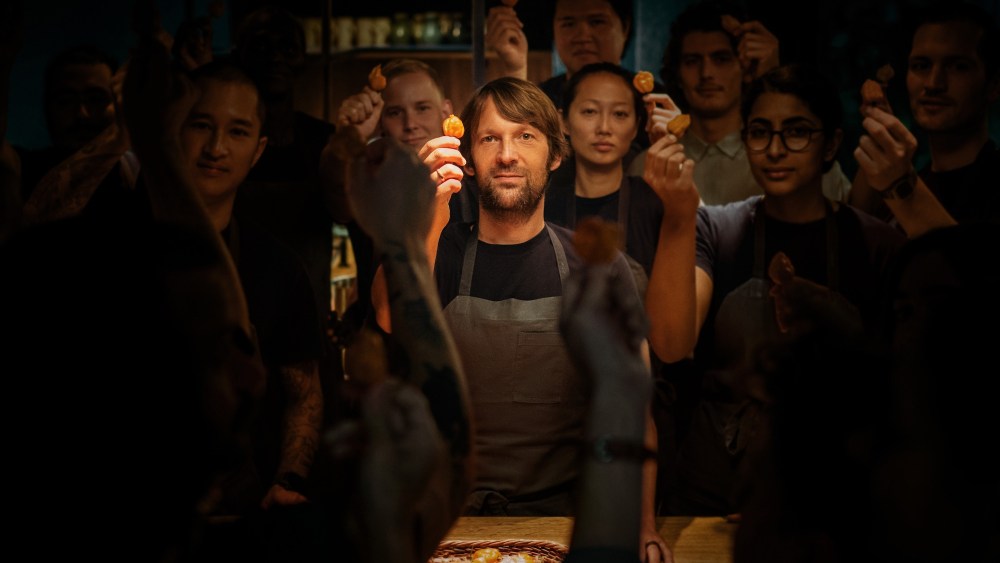 René Redzepi in a still from "Omnivore" for Apple TV+.