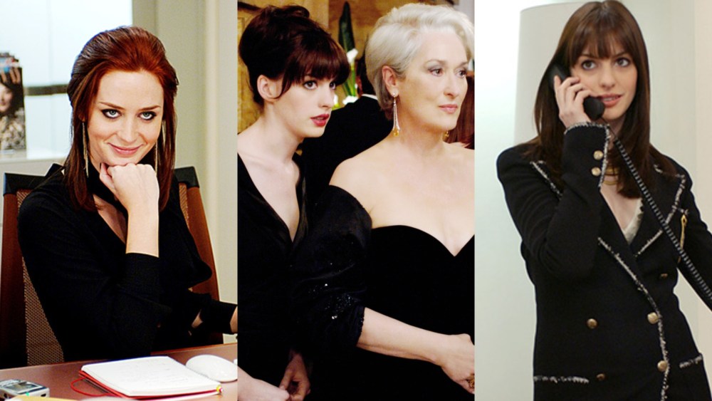 (L-R) Emily Blunt, Anne Hathaway and Meryl Streep in "The Devil Wears Prada."