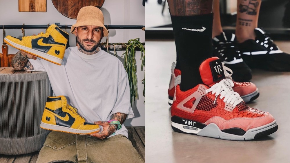 The Shoe Surgeon, custom Off-White x Air Jordan 4 sneakers