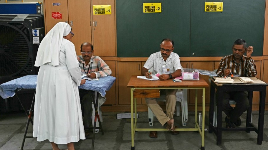 Voters during the fourth phase of voting in India’s general election in May.