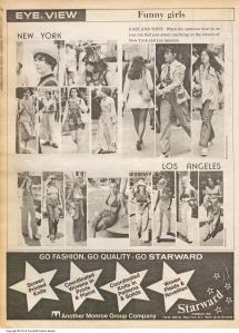 "Funny Girls" appeared in WWD on August 7, 1973.
