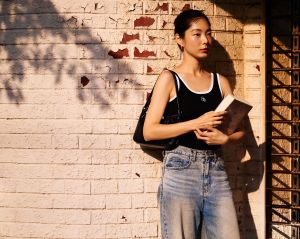 Street style in Seoul, South Korea.