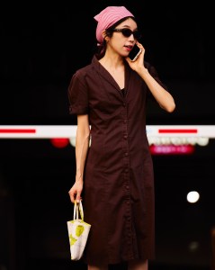 Street style in Seoul, South Korea.