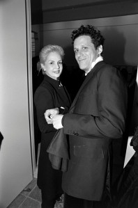 Carolina Herrera and Isaac Mizrahi attend a fundraiser, benefiting the Dia Center for the Arts in New York on Nov. 4, 1998.