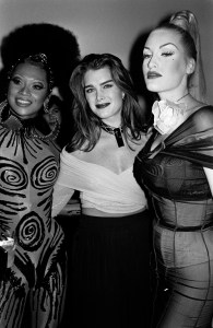 Brooke Shields and guests attend an event at Club USA in New York in December 1992.