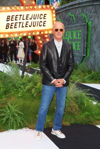 LONDON, ENGLAND - AUGUST 29: Michael Keaton attends the UK Premiere of "Beetlejuice Beetlejuice" at Cineworld Leicester Square on August 29, 2024 in London, England. (Photo by Hoda Davaine/Dave Benett/WireImage)
