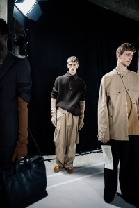 Backstage at Dries Van Noten Men’s Fall 2024