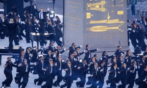 The opening ceremony of the Paris 2024 Paralympics begins with a dance and music show.