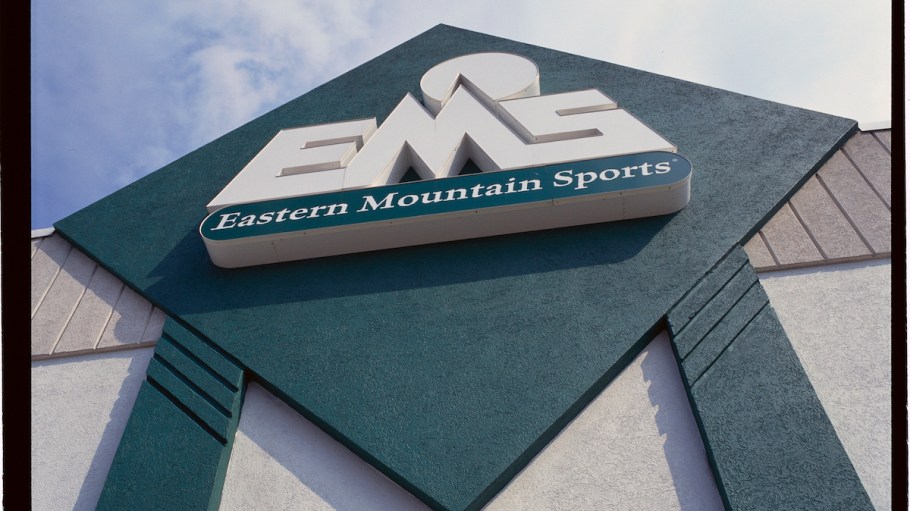 Eastern Mountain Sports Store Sign (Photo by James Leynse/Corbis via Getty Images)