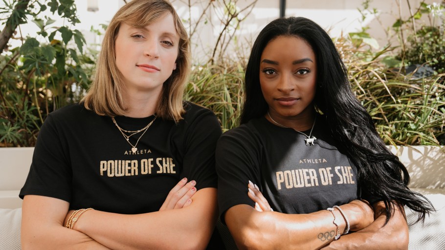Katie Ledecky, Simone Biles, Athleta