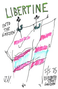 "Into the garden.” — Johnson Hartig