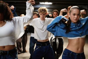 From Gap's fall campaign with Troye Sivan (center)