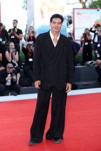 VENICE, ITALY - AUGUST 29: Cristiano Caccamo attends a red carpet for the series "Maria" during the 81st Venice International Film Festival at  on August 29, 2024 in Venice, Italy. (Photo by Daniele Venturelli/WireImage)