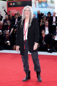 VENICE, ITALY - AUGUST 29: Patti Smith attends a red carpet for the series "Maria" during the 81st Venice International Film Festival at  on August 29, 2024 in Venice, Italy. (Photo by Andreas Rentz/Getty Images)