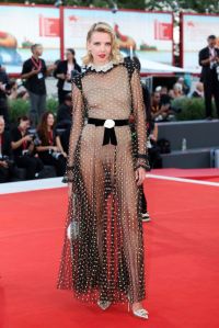 VENICE, ITALY - AUGUST 29: Valentina Cervi attends a red carpet for the series "Maria" during the 81st Venice International Film Festival at  on August 29, 2024 in Venice, Italy. (Photo by Daniele Venturelli/WireImage)