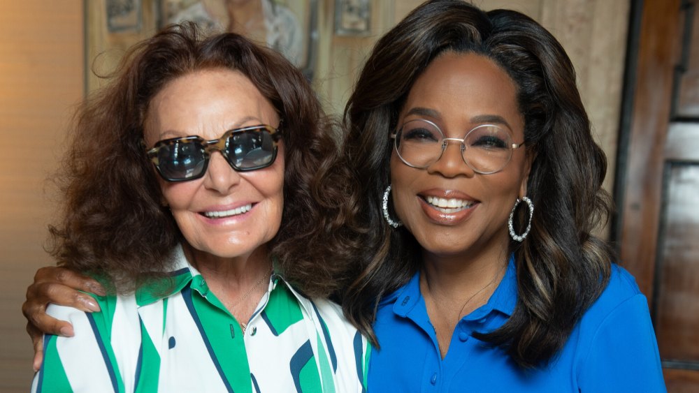 Diane von Furstenberg and Oprah Winfrey