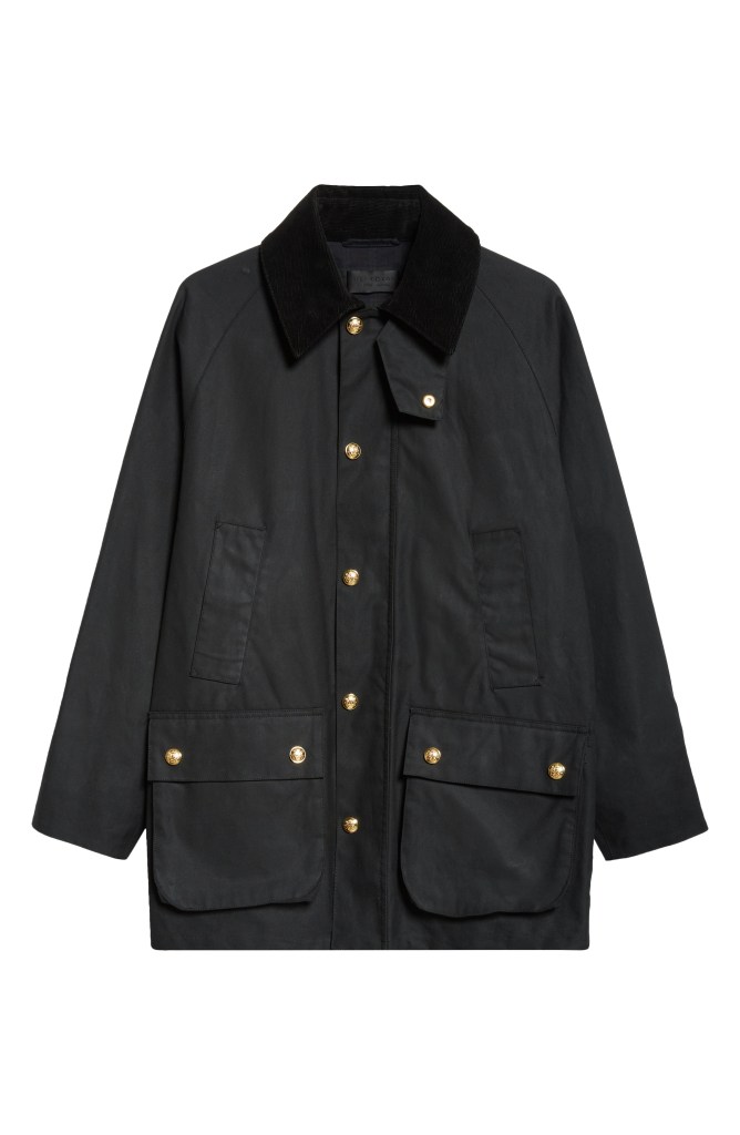 Nili Lotan's waxed cotton jacket.