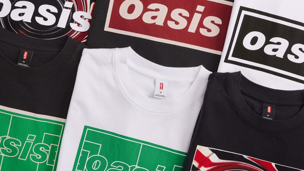 The Levi's and Oasis graphic t-shirt collection, music, band tees, vintage