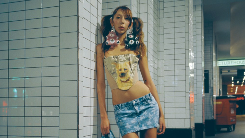 A look from the Palace x Vivienne Westwood collection