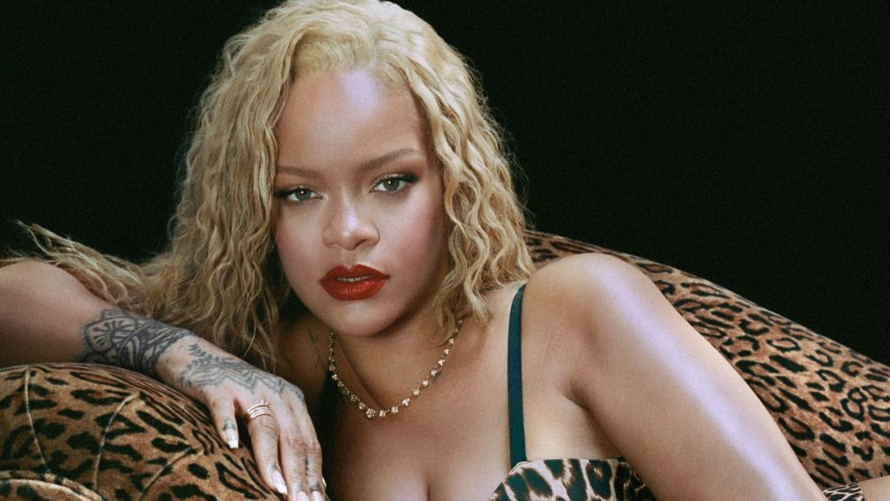 Rihanna modeling for Savage x Fenty, lingerie, underwear, campaign, soft n savage collection