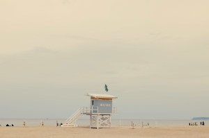 The beach in Deauville.