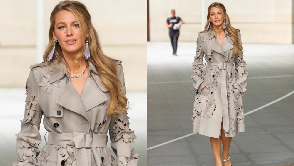 Blake Live, wearing Burberry, seen in London on Aug. 9.
