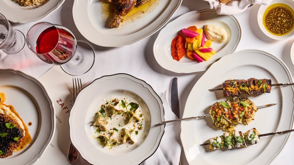 From the menu at Cafe Zaffri, opening at The Twenty Two hotel this fall.