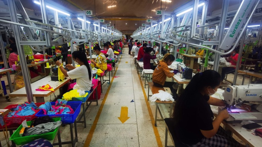 Cambodia garment factory
