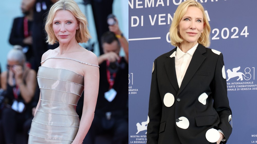 Cate Blanchett, Venice Film Festival 2024, Moschino, Armani Prive, Louis Vuitton, red carpet, Beetlejuice Beetlejuice