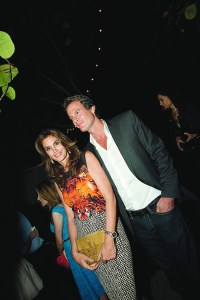 Cindy Crawford and Rande Gerber at Art Basel Miami Beach Bebop in 2013.