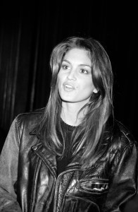 Cindy Crawford attends an event at Loews 19th Street East Theatre in New York City on April 28, 1994.