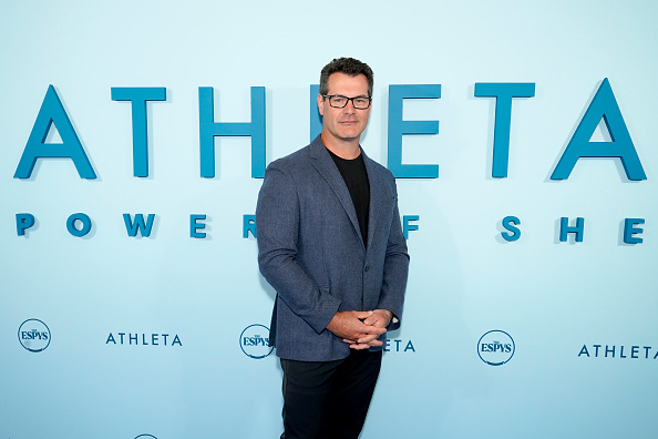 Athleta CEO Chris Blakeslee attends the inaugural Power of She luncheon ahead of the 2024 ESPYS  in Beverly Hills.