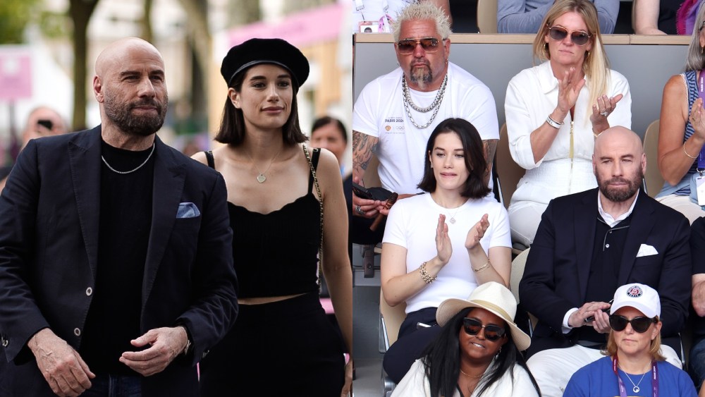John Travolta and daughter Ella Bleu attend the 2024 Paris Olympics on Aug. 3 and Aug. 4, celebrities at paris olympics 2024