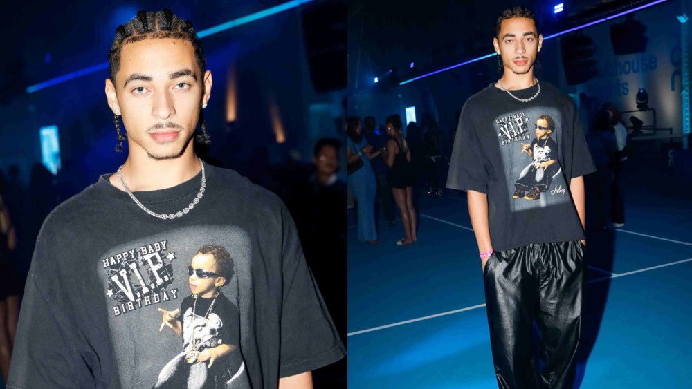 beyonce nephew and solange son's Julez Smith at the On Running Clubhouse Nights opening on Aug. 21 in Brooklyn, New York.
