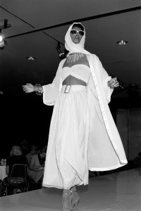 Kevan Hall’s spring 1985 show at California Mart.