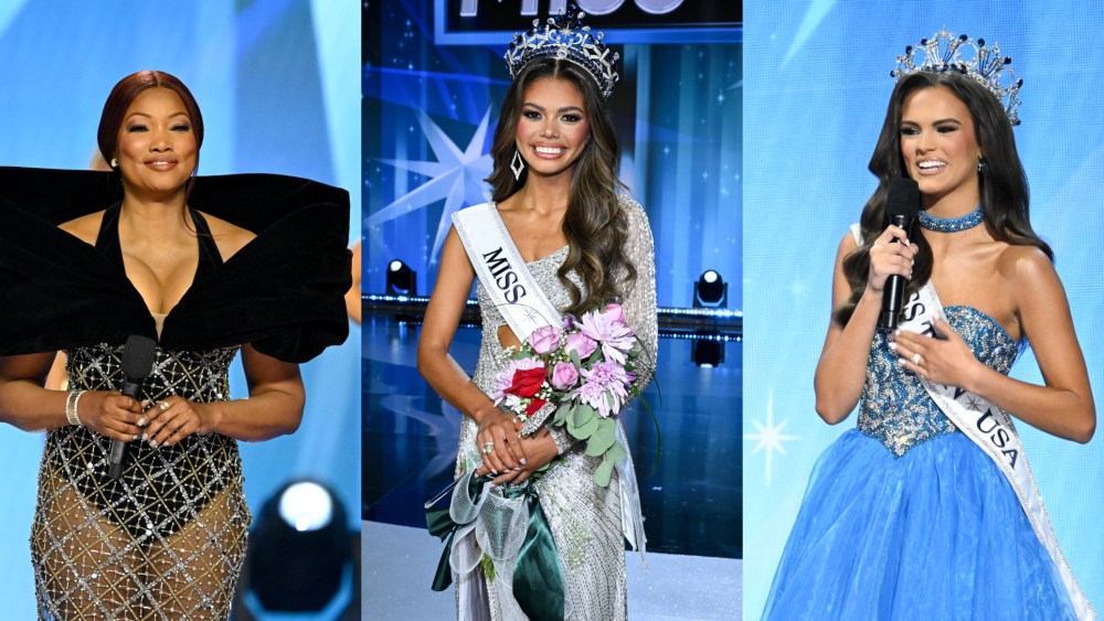 Garcelle Beauvais, Miss USA 2024 Alma Cooper, Miss Teen USA 2024 Addie Carver.