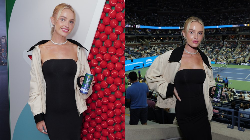 taylor fritz girlfriend morgan riddle at the 2024 us open
