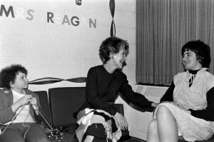 U.S. First Lady Nancy Reagan pays an official visit to Ottowa, Canada, on March 11, 1981.