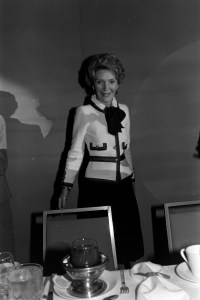 Nancy Reagan attends an event at the Shoreham Hotel in Washington, D.C., on May 7, 1981.