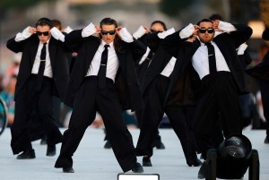 A general view as Discord, perform the opening act during the opening ceremony of the Paris 2024 Summer Paralympic Games at Place de la Concorde on August 28, 2024 in Paris, France.