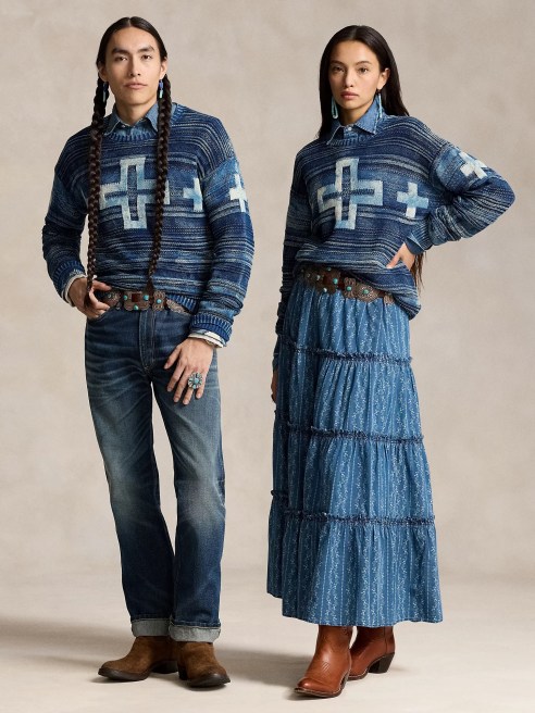 Denim is at the heart of Polo by Ralph Lauren’s third and final drop with seventh-generation Diné (Navajo) textile artist, designer and skateboarder Naiomi Glasses.