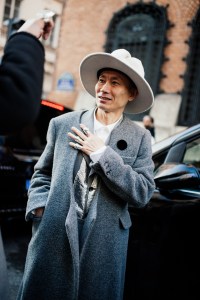 Street style at Paris Men's Fashion Week o