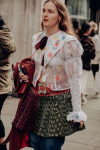 Street style at London RTW Fashion Week