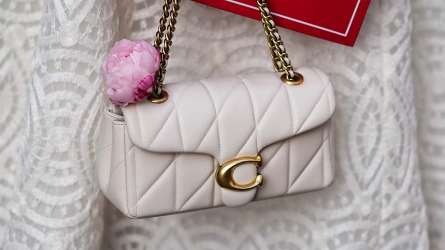 A Coach Tabby bag.